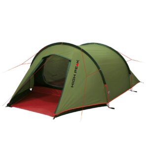 HIGH PEAK Tunnelzelt Kite 3 LW Personen Fahrrad Zelt Camping Trekking Vorraum