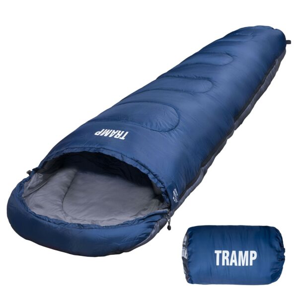 EXPLORER Mumienschlafsack Tramp Sommer Schlafsack 230 cm Lang Koppelbar -9°C