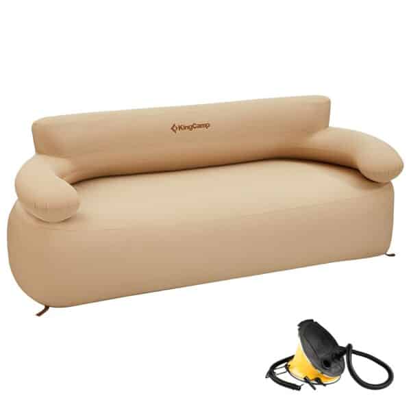 KINGCAMP Camping Couch Air Sofa XL Aufblasbar Luft Sitz Glamping Garten Möbel