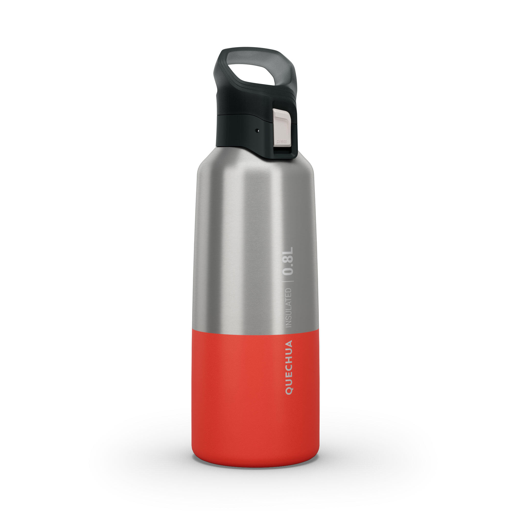 QUECHUA Isolierflasche MH500 Edelstahl 0