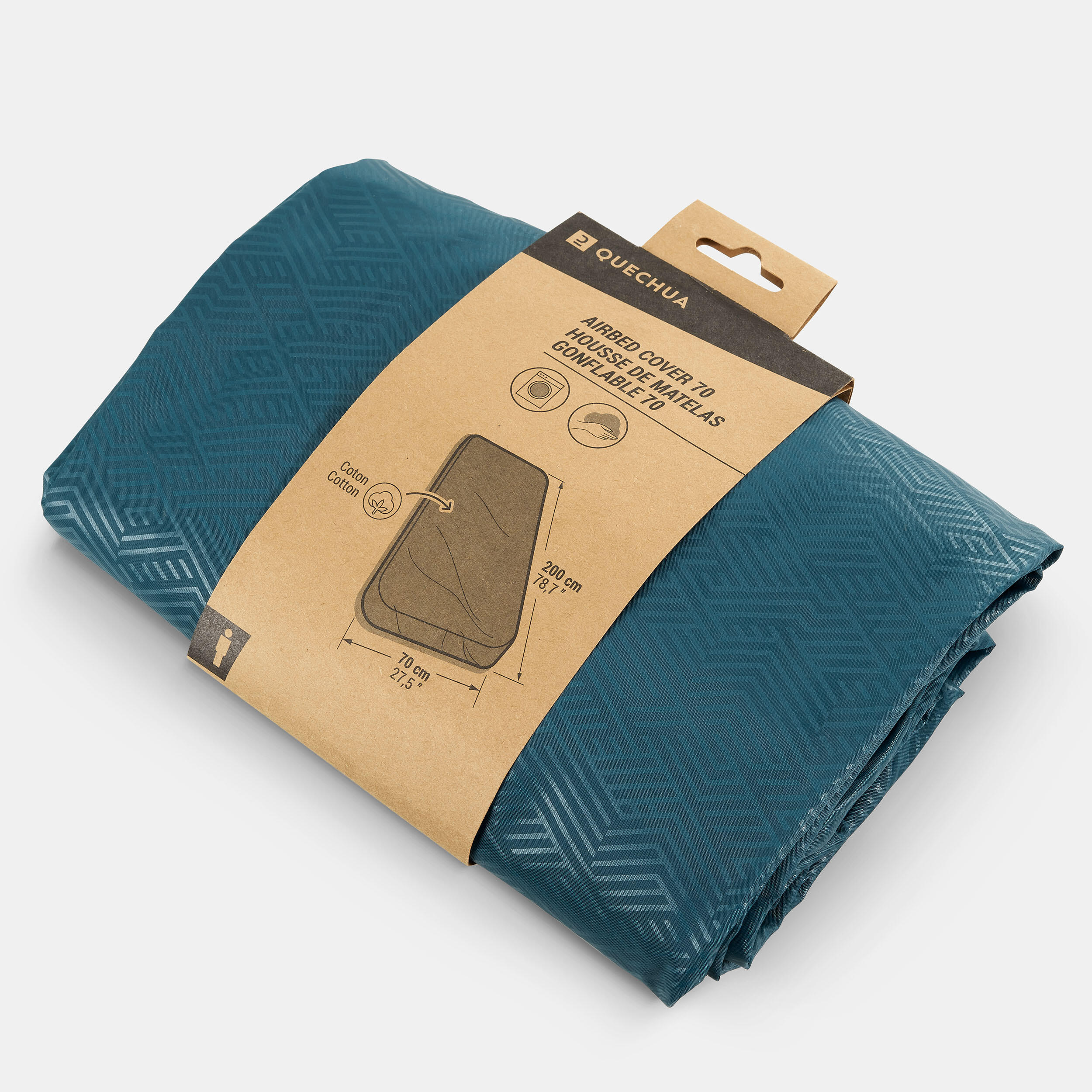 QUECHUA Schutzhülle für Luftmatratze Airbed Cover 70 cm für 1 Person