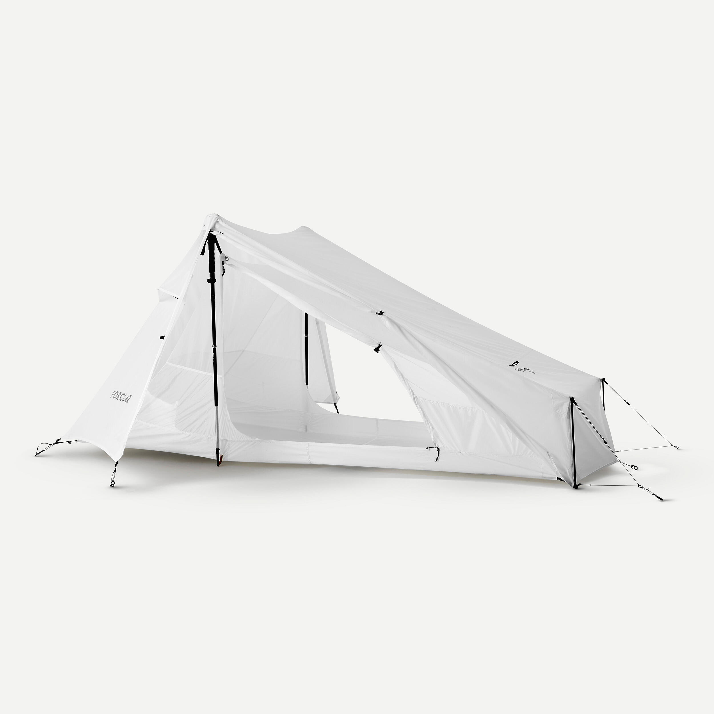 FORCLAZ Zelt Tarp 2 Personen Trekking - MT900 V2 Minimal Edition ungefärbt