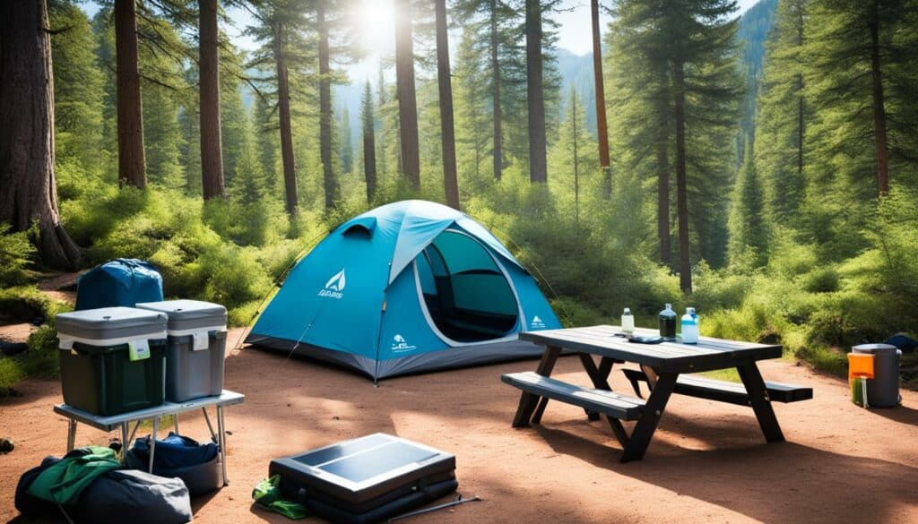 ökologischer Fußabdruck beim Campen